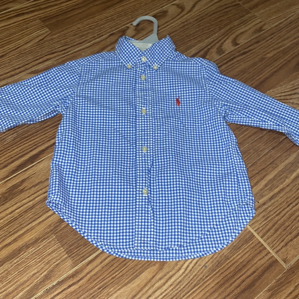Kids Size 4T Polo Ralph Lauren casual button down shirt. - Picture 2 of 3